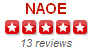 Yelp NAOE 5 stars 13 reviews